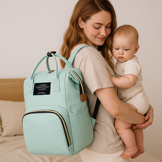 Sac a langer vert design