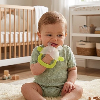 anneau de dentition vert lapin