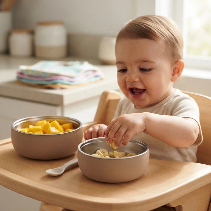 Assiette bebe anti dérapant