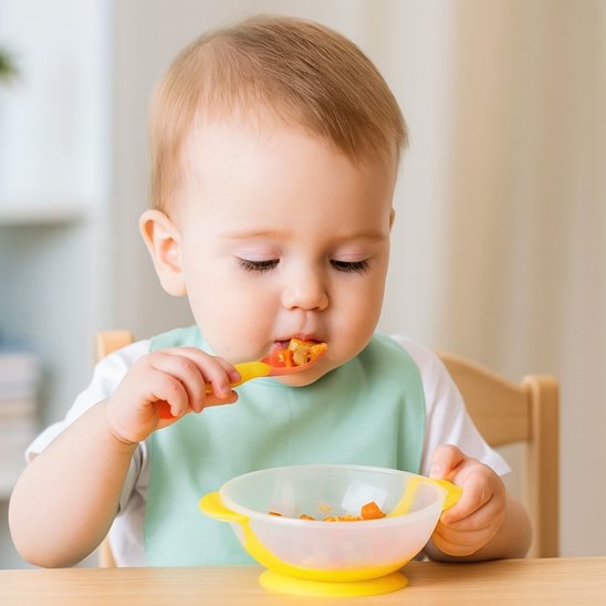 Assiette bebe ventouse repas