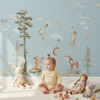 Autocollants muraux chambre bebe