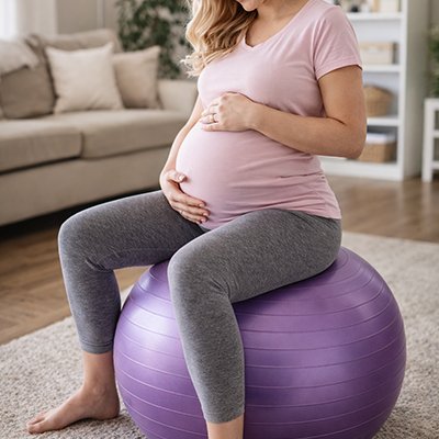 Ballon de grossesse​ yoga