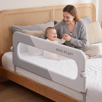 Barrière de lit enfant gris