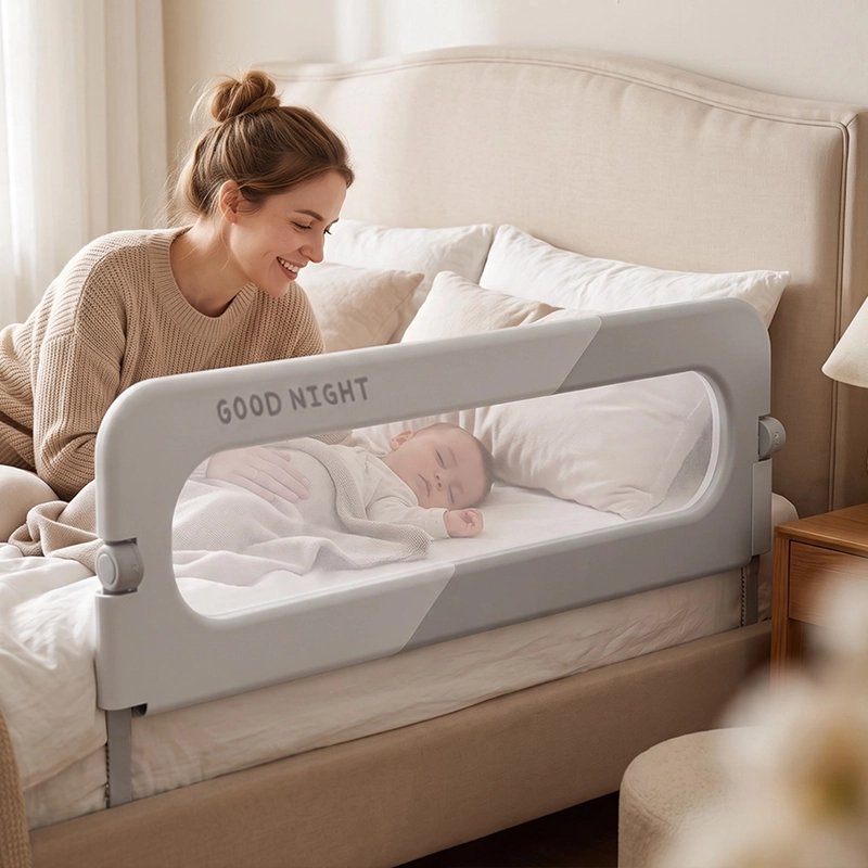 Barrière de lit enfant pliable
