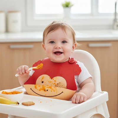 Bavoir silicone gorille