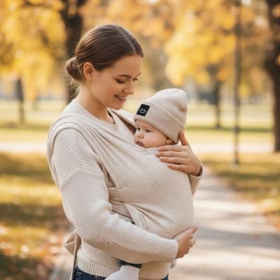 Bonnet bebe beige automne