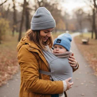 Bonnet bebe bleu ciel