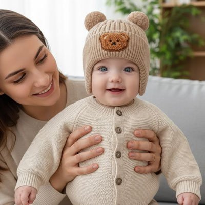 Bonnet bebe garçon mignon