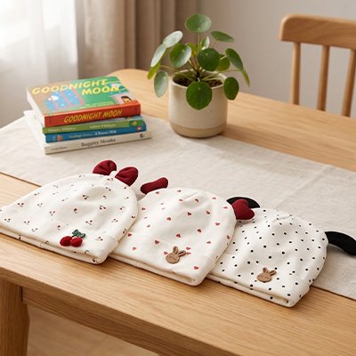 Bonnet bebe motif