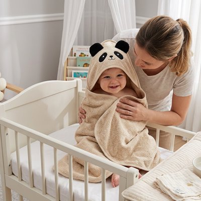 Cape de bain bébé panda