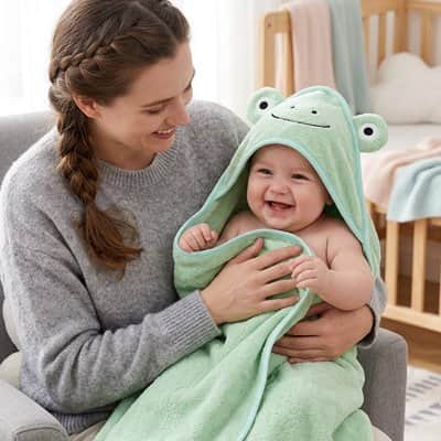 Cape de bain bébé | Ultra-douce absorbante - Mum'sbaby
