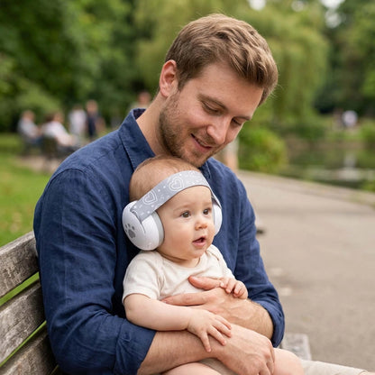 Casque anti bruit bébé blanc