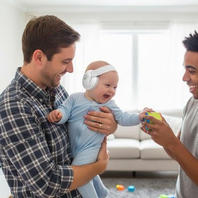 Casque anti bruit pour bébé