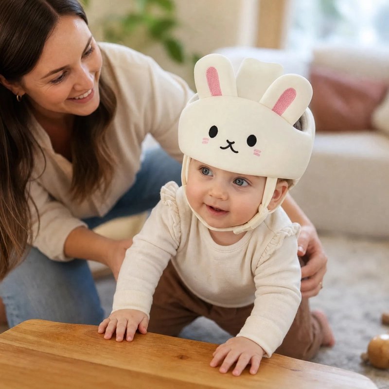 Casque pour bebe lapin