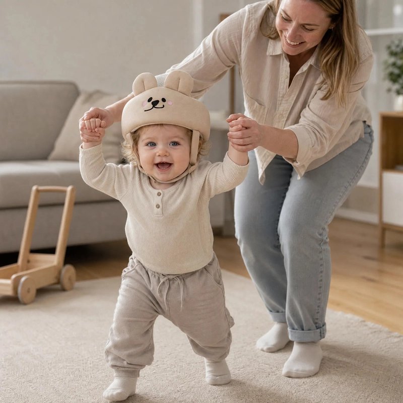 Casque pour bebe ours