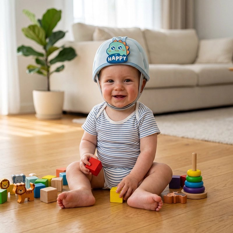 Casque pour bebe sécurité