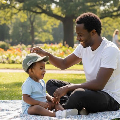 Casquette pour bebe extérieur