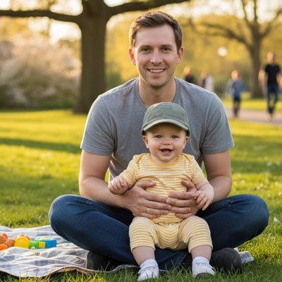 Casquette pour bebe vert