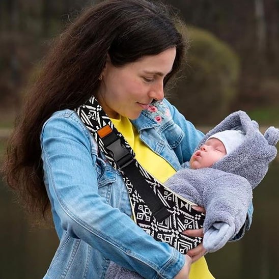 Écharpe de portage bébé balade