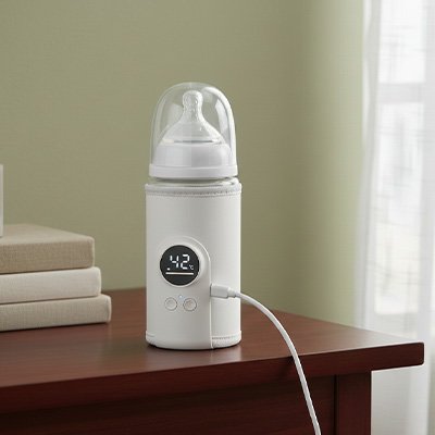 Chauffe biberon blanc intelligent