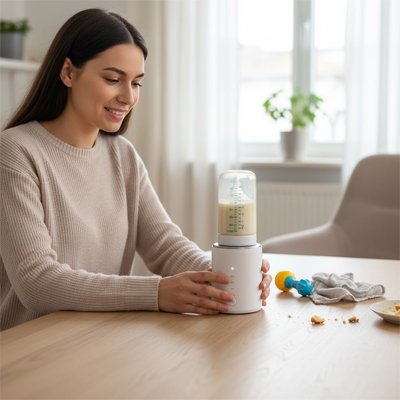 Chauffe biberon blanc rapide