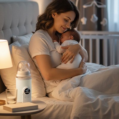 Chauffe biberon contrôle température