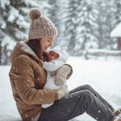 Combinaison bebe​ blanc capuche