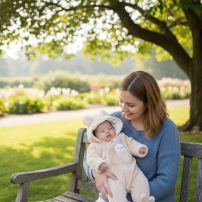 Combinaison bebe​ kaki