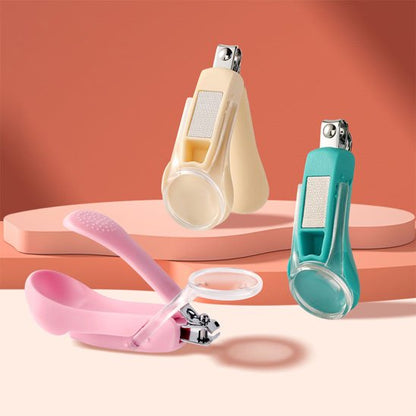 Coupe ongle bebe vert jaune rose