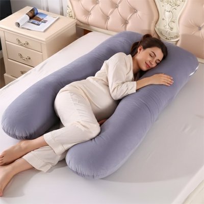 Coussin de grossesse gris