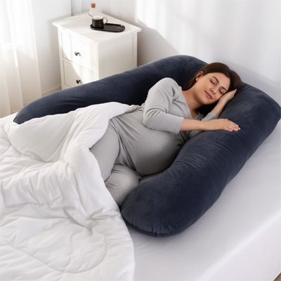 Coussin de grossesse noir