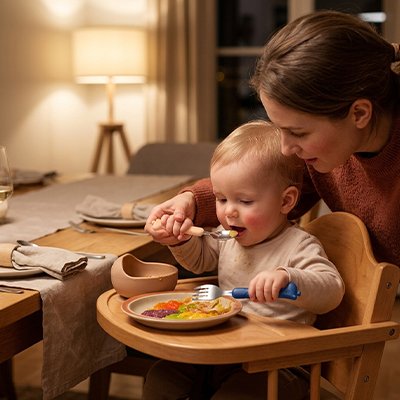 Couvert pour bebe​ fourchette cuillère