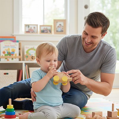 Dinosaure jouet en bois