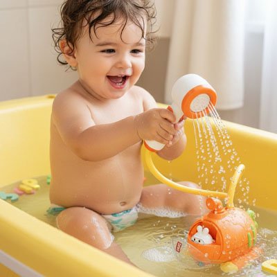 Jouet baignoire bebe arroseur