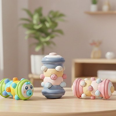 Jouet bebe 1 an vert bleu rose