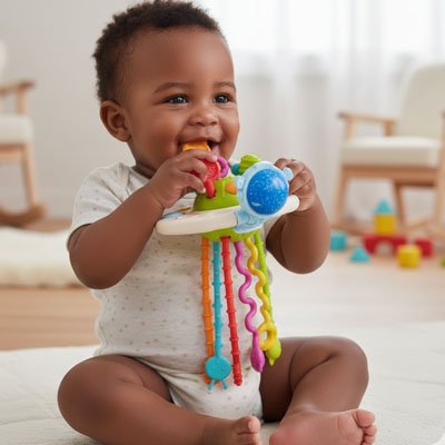 Jouet bebe eveil silicone