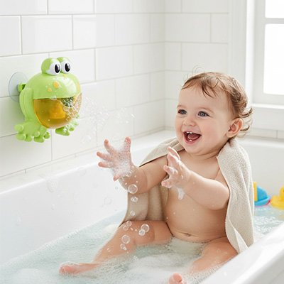 Jouet de bain​ grenouille bulle