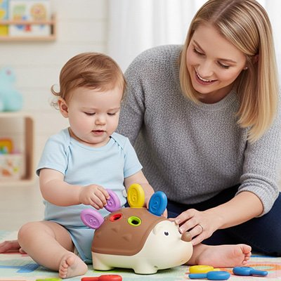 Jouet pour bebe 18 mois hérisson amusant