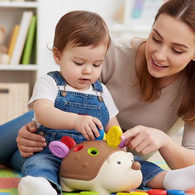 Jouet pour bebe 18 mois hérisson mignon
