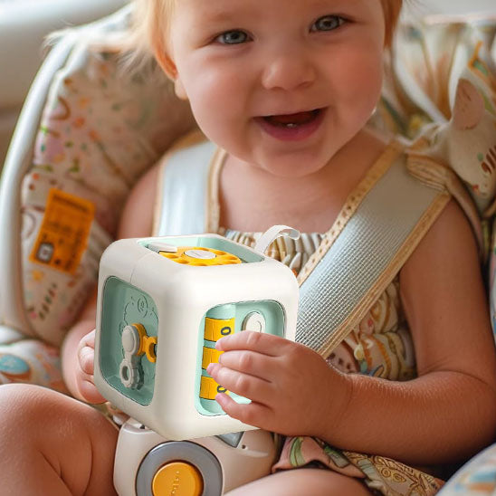 jouet pour bebe cube tiroir activite