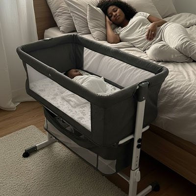 Lit cododo gris berceau