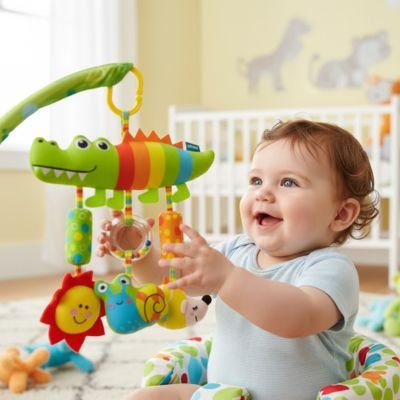 mobile bebe crocodile