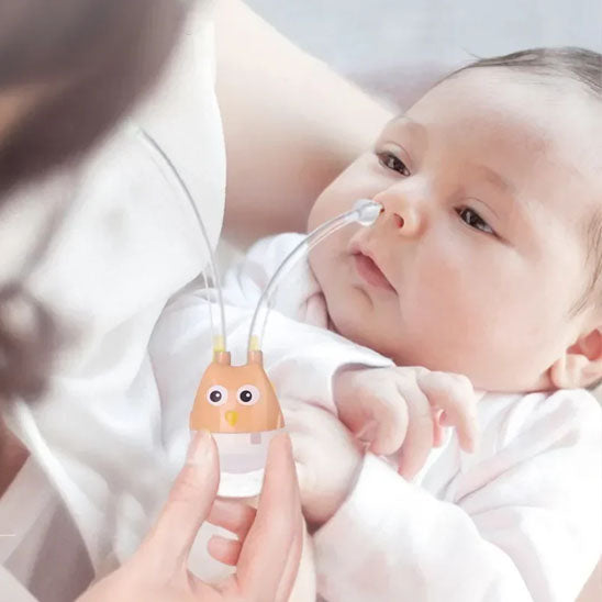 mouche bebe nez orange