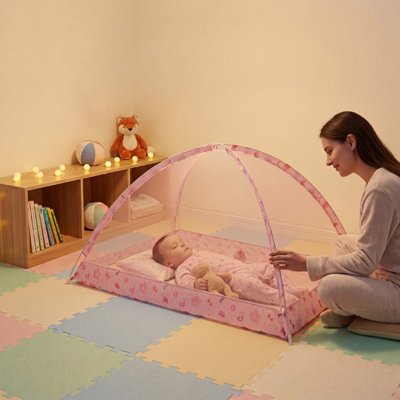 Moustiquaire lit bébé chambre