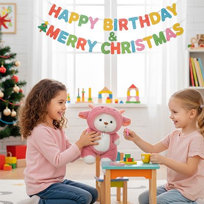 Ours en peluche rose anniversaire