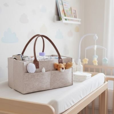 Panier de rangement bébé solide