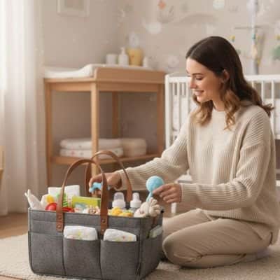 Panier rangement bébé | Cozy Décor - Mum'sbaby