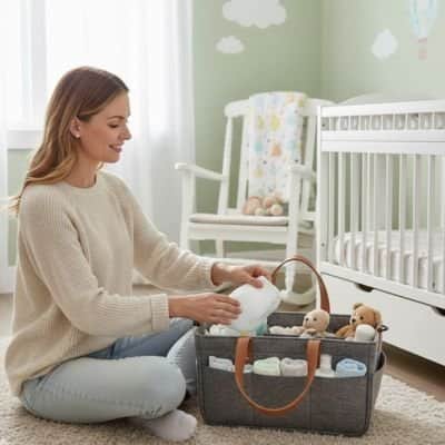 Panier rangement bébé | Cozy Décor - Mum'sbaby