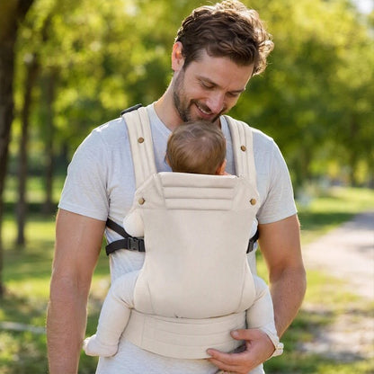 Porte bebe beige papa