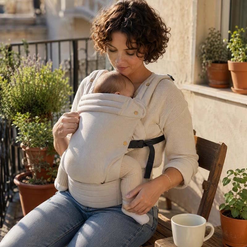 Porte bebe beige design